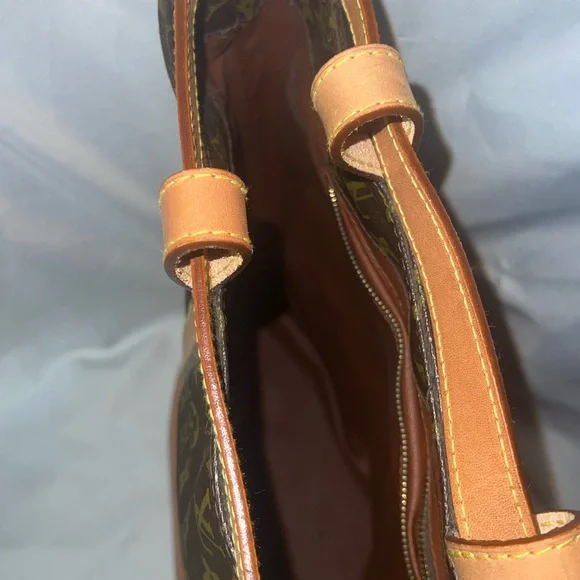 Monogram Tote with Brown and Tan Accents - Picture 8 of 9